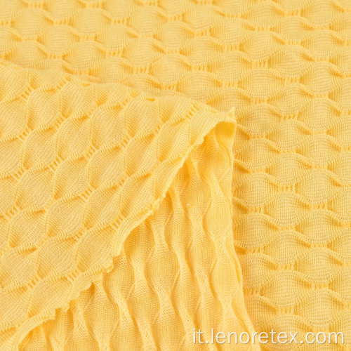 93% poliestere 7% tessuto jacquard a maglia elasticizzato